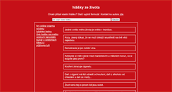 Desktop Screenshot of hlasky.klikej.cz