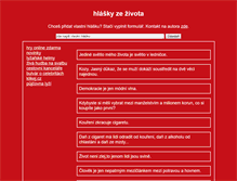 Tablet Screenshot of hlasky.klikej.cz